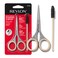 Revlon Designer Series Brow Set Trimming and Shaping Eyebrow Kit With Brow Scissor and Spoolie Brush Easy to Use at Home or on The Go 1 count