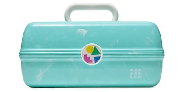 Caboodles Womens OnTheGo Girl Seafoam Marble 1338x888x65 Inch Pack of 1