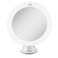Zadro LED Lighted 10X Magnification ZSwivel Power Suction Cup Vanity Wall Mount Beauty Makeup Mirror White