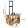 SHANY Makeup Artist Soft Rolling Trolley Cosmetic Case with Free Set of Mesh Bag Makeup Organizer  Travel Rolling Makeup Bag  Sweetheart