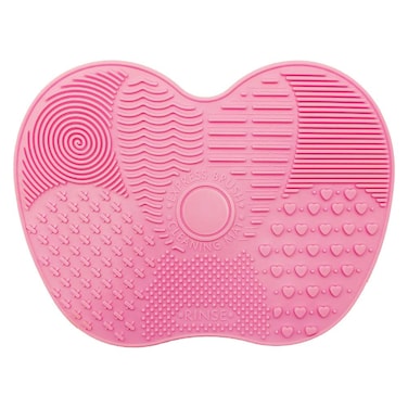 Fuchsia Silicone Makeup Brush Cleaning Mat From Royal Care Cosmetics