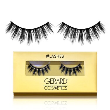 Gerard CosmeticsRealness Lashes  High Volume Dramatic Lashes  Tapered  Perfectly Curled False Lashes For Glasses Wearers  Cruelty Free  Vegan 1 Pair