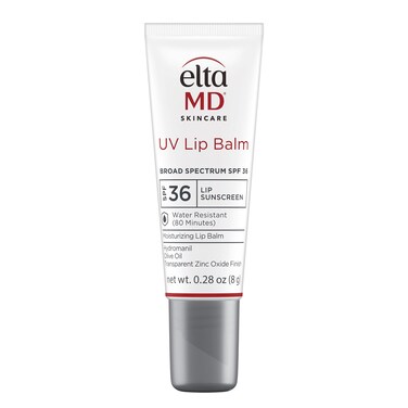 EltaMDUV Lip Balm Sunscreen Moisturizes and Protects Dry Cracked Lips Water Resistant up to 80 Minutes Transparent Zinc Oxide Lip Sunscreen