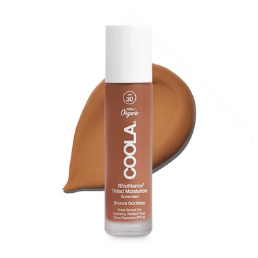 COOLA Organic Rosilliance BB Cream With SPF 30 Tinted Moisturizer Sunscreen  Foundation Dermatologist Tested 15 Fl Oz
