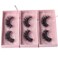 3 Packs Fluffy Long Thick Dramatic Look Handmade Reusable 3D Mink False Eyelashes D008