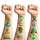 frawharmone87PCS Little Girl Cub Scout Cookies Temporary Tattoos Stickers Theme Birthday Party Decorations Supplies Favors Decor Cute Junior Brownie Scouts Tattoo Gifts