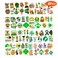 frawharmone87PCS Little Girl Cub Scout Cookies Temporary Tattoos Stickers Theme Birthday Party Decorations Supplies Favors Decor Cute Junior Brownie Scouts Tattoo Gifts