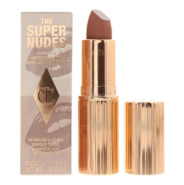 CHARLOTTE TILBURYSuper Nudes Matte Revolution Nude Peach Lipstick in Catwalking