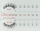 Christina 6 Pack False Eye Lashes Style DW