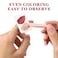 Frcolor 2PCS Nail Art Palette Stainless Steel Makeup Mixing Palette Ring Nail DIY Art Design Paint Color Mixing Palette Metal Tool