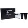 Salvatore Ferragamo3 Piece F Black Eau de Toilette Spray Gift Set for Men