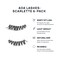 AOA STUDIO6 Pairs Scarlette Natural Handmade False Eyelashes with Glue and Tweezer Lash Kit Natural Volume Reusable Soft Makeup False Eyelashes 100 Percent Handmade Cruelty Free