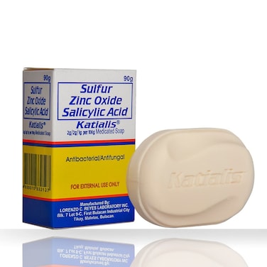 SOAP Sulfur Zinc Oxide Salicylic Acid Anti Fungal Anti Bacterial Soap 90 grams