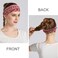 YONUFBoho Headbands For Women Fashion Wide Headband Yoga Workout Head Bands Hair Accessories Band 6 Pack