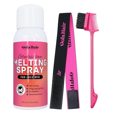 DolahairLace Melting Spray for GlueLess Wigs lace Bond Melting Spray Bond Adhesive Wig Glue Spray lace Front Melting Spray for glueless Wigs Glue Spray Lace Melting Spray lace Filter Melting Spray