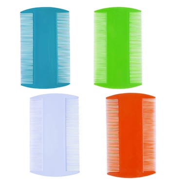 zYoung4 Pcs Hair Comb Double Sided Fine Tooth Combs