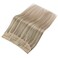 Sunny Blonde Hair Extensions 18 Inch Wire Hair Extensions Ash Blonde Highlights Light Blonde Secret Hair Extensions Human Hair with Invisible Clips Blonde Hair Extensions Real Human Hair 80G