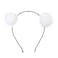 BAOBAO Faux Fluffy Rabbit Fur Ball Cat Ears Panda Hair Hoop Headband Xmas Party Cosplay