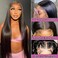 28 Inch 13x6 Lace Front Wigs Human Hair 200 Density Pre Plucked Straight Lace Front Wigs Human Hair With Baby Hair HD Lace Frontal Straight Wigs Human Hair for Women