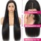 28 Inch 13x6 Lace Front Wigs Human Hair 200 Density Pre Plucked Straight Lace Front Wigs Human Hair With Baby Hair HD Lace Frontal Straight Wigs Human Hair for Women