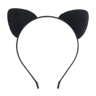 LOVINSHOWBlack Furry Cat Headband with Cat Ears Costume Accessories