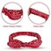 6 Pack Elastic Paisley Bandana Knot Headbands Rabbit Ear Bow Headband Turban Headwraps Hair Band for Women Girls