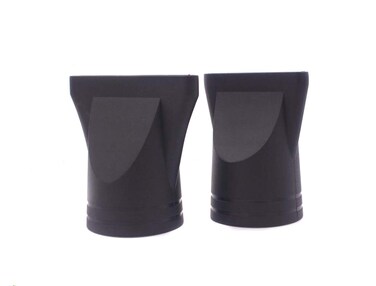 2PCS Professional Salon Hairdressing Tool Plastic Hair Dryer Nozzle Replacement Blow Flat Hairdressing Salon Styling Tool ONLY for Barber Shop Using NOT for Home Using Hair Dryers