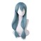 ShqncohAnime Mahito Wig Blue Medium Straight Party Hair Halloween Cosplay Props Accessory for adult