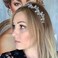 Jorsnovs Fashion Bridal Headpieces for Wedding Bride Hair Accessories Cubic Zirconia Headbands for Women CZ Birthday Gifts