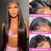 30 Inch 13x6 Lace Front Wigs Human Hair Pre Plucked Straight HD Lace Front Wigs Human Hair 180 Density 13x6 Frontal Wigs Human Hair with Baby Hair Straight Glueless Wigs Human Hair for Women