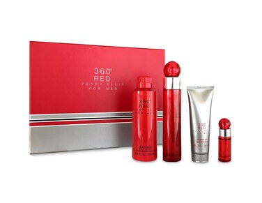 Perry EllisFragrances 360 Red 4 Piece Gift Set for Men