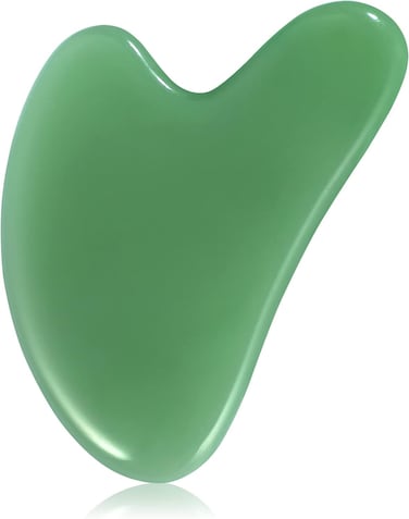 rosenicerosenice Gua Sha Facial Tools Guasha Tool Gua Sha Jade Stone Manual Massage Sticks for Jawline Sculpting and Puffiness Reducing for Face Body Relieve Muscle Tensions Reduce Festive Gifts