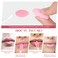 Lip Scrub Brush Lip Scrubber Tool Lip Exfoliator Brush Silicone Lip Brush Exfoliating Lip Brush Lip Scrub Tool for Dark Lips