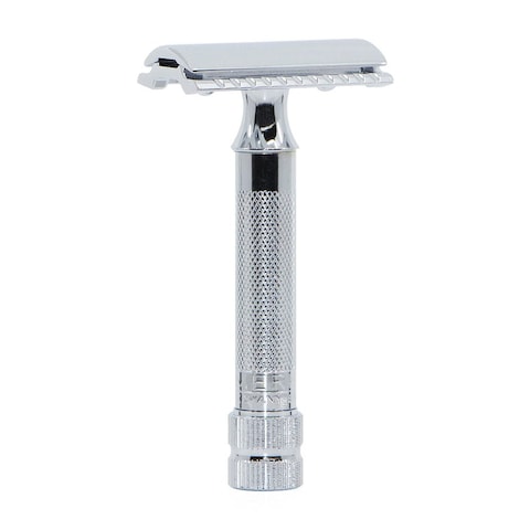 Merkur Mk34c Double Edge Razor with Heavy Duty Short Handle