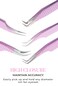 Fiber Tip Lash Tweezers For Eyelash Extension Tweezers Professional