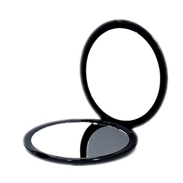 deweisnMagnifying Compact Cosmetic Mirror Elegant Pocket Handheld Makeup Mirror with Powerful 10x Magnification and 1x True View Mirror for Travel or Your Purse