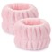 2pcs Wrist Bands for Washing Face Wash Wristbands Wrist Towels Arm Bands for Skincare Makeup Wrist Cuffs Spa Wrist Scrunchies