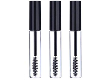 3pcs 10ml Empty Mascara Tube Wand Eyelash Cream Container Bottle with 3 Rubber Inserts 3 Funnels 3 Transfer Pipettes