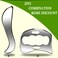 BYYDDIY 2 in 1 Stainless Steel Muscle Scraper Tools Set Gua Sha Massage Scraper Scraping Tool