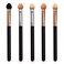 Eyeshadow Applicators Sponge Double Sided Reusable 5Pcs Professional Blendable Organic Foam Tip Makeup Eye Shadow Applicator Brush Set Washable