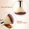 MattoMakeup Brush Set 2 Pieces Face Blush Kabuki Powder Foundation Makeup Brushes for Mineral BB Cream