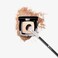 DUcare Highlighter Brush Fan Brush Setting Makeup Brush Blending Helps Lock in Foundation and Concealer 1Pcs Black