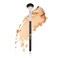 DUcare Highlighter Brush Fan Brush Setting Makeup Brush Blending Helps Lock in Foundation and Concealer 1Pcs Black
