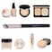 ENERGYAngled Flat Concealer Brush Under Eye Concealer Nose Contour Brush for Bronzer Liquid Foundation Cream Cosmetic Press Powder Concealer Palette Blending Buffing Stippling Brush Small 370S