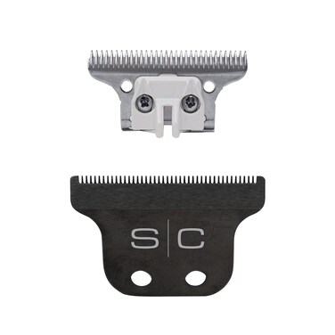 StyleCraftReplacement Fixed Black Diamond Carbon DLC Hair Trimmer Blade with Stainless Steel Deep Tooth Cutter Set
