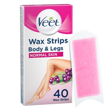 VeetReady To Use Wax Strips Normal x 40