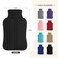 samply Hot Water Bottle with Knitted Cover 2L Hot Water Bag for Hot and Cold Compress Hand Feet Warmer Ideal for Menstrual Cramps Neck and Shoulder Pain ReliefBlack