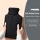 samply Hot Water Bottle with Knitted Cover 2L Hot Water Bag for Hot and Cold Compress Hand Feet Warmer Ideal for Menstrual Cramps Neck and Shoulder Pain ReliefBlack