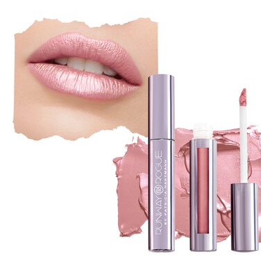 Runway Rogue Silk Glam Liquid Lipstick Long Wear PalePink Lipstick Trophy Wife