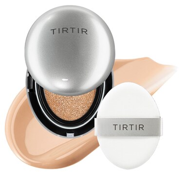 Mini Size TIRTIR Aura Glow Silver Cushion  Korean Cushion Foundation 23N Sand 015 Fl Oz